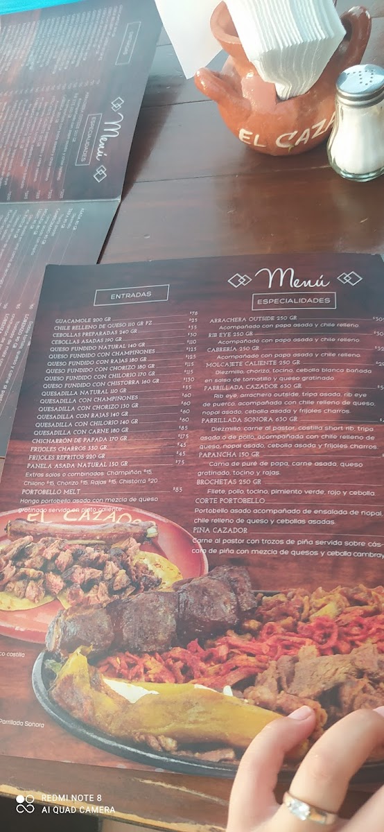 Asadero el Cazador Menu - Image 4